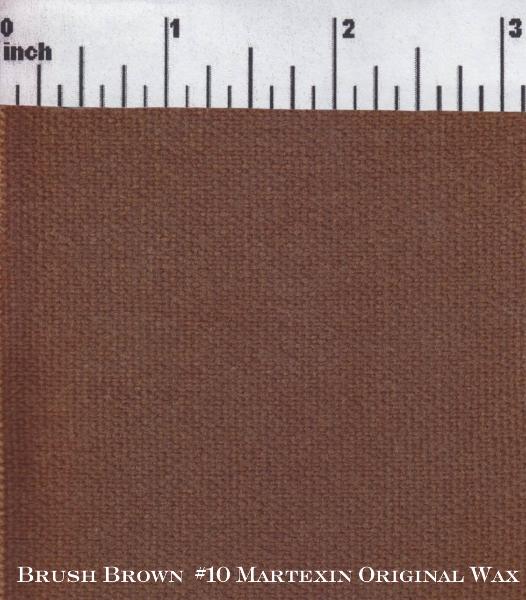 Brush Brown #10 Duck Martexin Original Wax